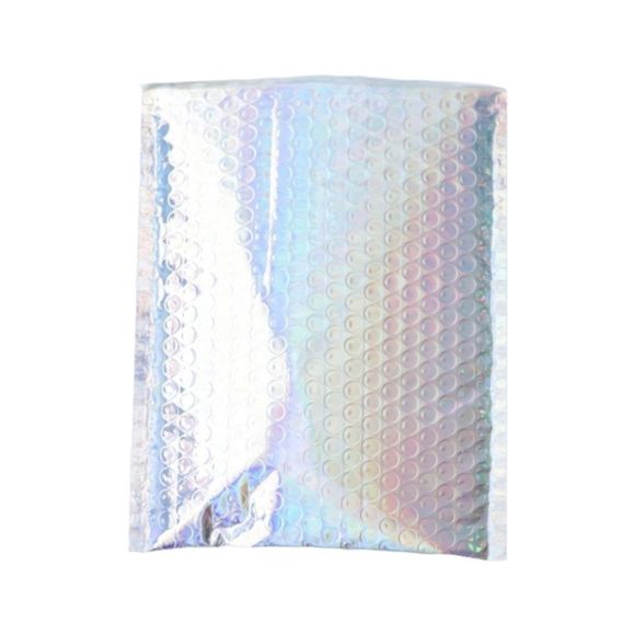 Other - New! 25 Silver Holographic Bubble Pak Brand Poly Bubble Mailers 6.5" x 10"